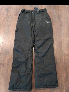 Reebok Men's Snow Ski Pants Size Medium Black NWT